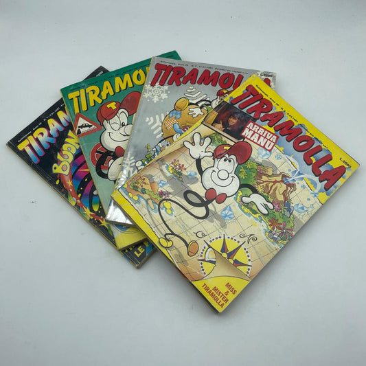 Set 4 Fumetti TIRAMOLLA n.1 2 3 e 6 - Anno 1991 (Usati)