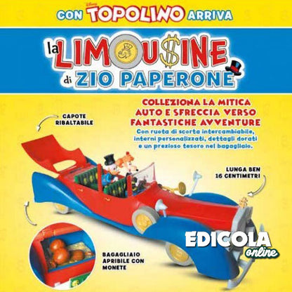 Fumetto Topolino 3639 +3640 con gadget : Limousine di Zio Paperone