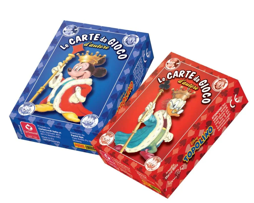 Versiegelter MICKEY MOUSE Comic-Sammelkiosk + 2x Blister-Kartenspiel