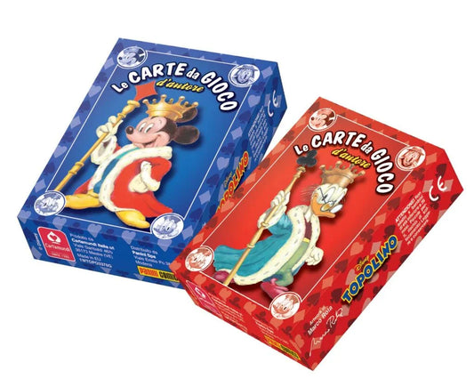 Kiosque à journaux à collectionner MICKEY MOUSE scellé + 2x jeu de cartes blister