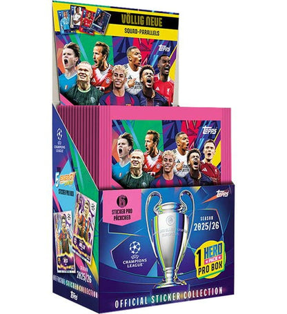 Set Album e/o busitne di Figurine Calciatori CHAMPIONS LEAGUE 2025-26 Topps Uefa