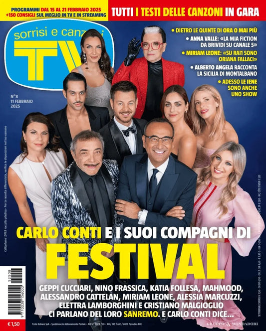 TV Sorrisi e Canzoni n°7 (04/02/2025) Festival de Sanremo 2025