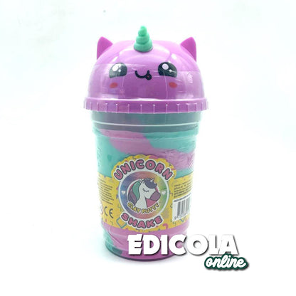 Coppa Unicorn Shake Giocattolo Pasta Modellabile Profumata Slime Clay Putty 4