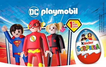 Sorpresa KINDER Playmobil - Supereroi DC Batman Joker Superman Serie Completa