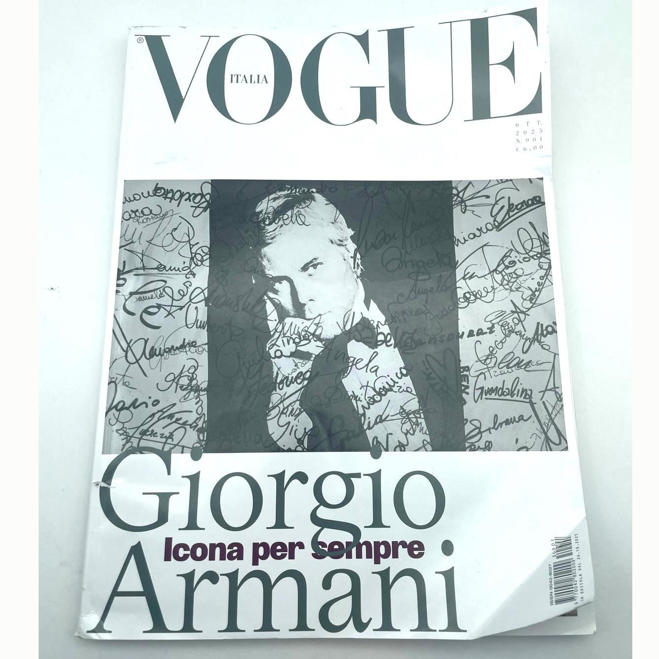 Rivista VOGUE ITALIA - Ottobre 2025 Doppia Copertina dedicata a Giorgio Armani