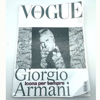 Rivista VOGUE ITALIA - Ottobre 2025 Doppia Copertina dedicata a Giorgio Armani
