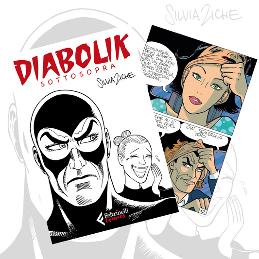 DIABOLIK Comic Edition Limitée Gadget Upside Down avec Cartes à Jouer au Poker
